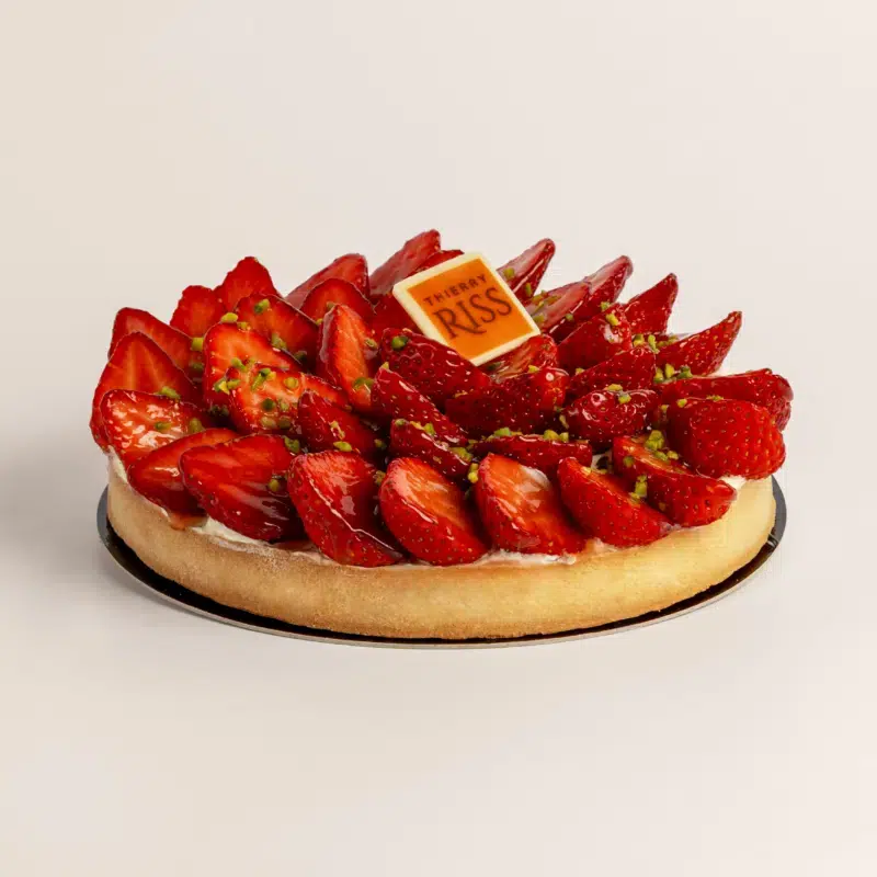 Entremet Tarte fraise - Pâtisserie Riss